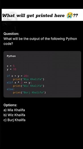 Funniest Python Question🤣🌚‼️ #python#funny#youtubeshorts#miakhalifa