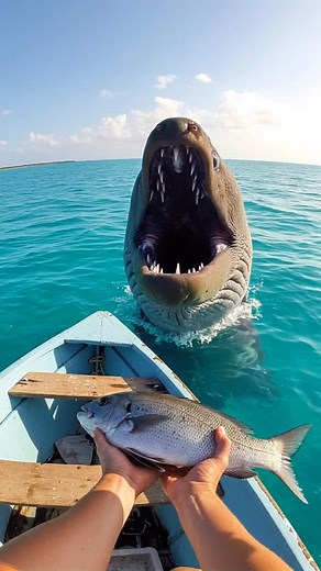 🐍 Eel Launches Out of Nowhere in 4K 😳🌊 #UnderwaterWorld #ReefPredator #OceanWildlife | Unleashed Predators