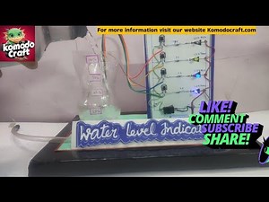DIY Water level indicator/school project/cardboard model/easy physics project