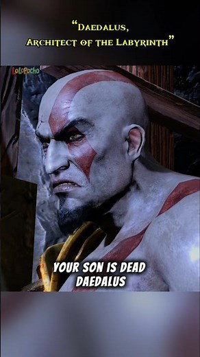 Kratos Meets Daedalus — The Genius Who Built the Labyrinth! #GodOfWar #Gaming #shorts