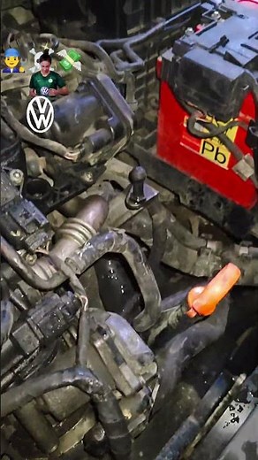 VW water pump # replace oil cooler replace#retaining#
