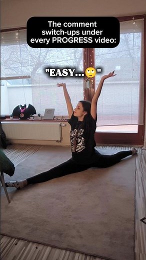 I often see this online😓 #splits #flexibility #gymnast