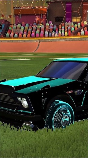 Black Fennec & Fennec Hyperspace Decal Car Design - Rocket League #shorts