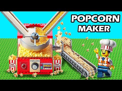 Custom LEGO Popcorn Machine - The Secret to Perfect Caramel Popcorn