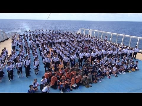 大海原でたくましく 第37回大分県少年の船