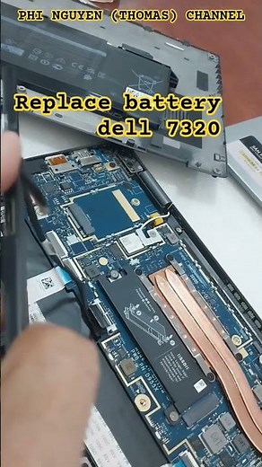 Replace battery latitude dell 7320
