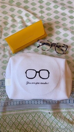 Makes the perfect gift for any glasses-wearer in your life. 💛🪡 #Eyebuydirect #Embroidery #Crafts