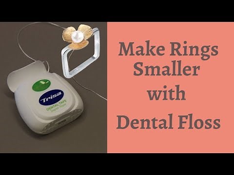 How to Make a Ring Smaller with Dental Floss - Resizing Your Rings Down