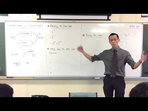 Introduction to Logarithms (1 of 2: Rethinking Exponentials)