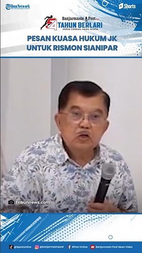 Jusuf Kalla's Attorney's Message to Rismon: Just Name Who Funded Jokowi's Diploma Case