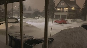 1.6K views · 14 reactions | Wednesday night's blizzard caused damage to buildings in Saskatoon and made road conditions dangerous. Wind gusts were up to 102 km/hr. The City sent out 18 sanders and nine plows to clear streets. Some school bus routes were cancelled. Leave your storm photos in the comments below! Read more: www.cbc.ca/1.5872717 | CBC Saskatoon | Facebook