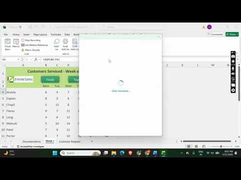 Illustrated Excel 2019 | Module 9: SAM Project 1a Entrée Sales