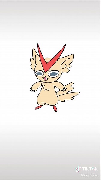 we drew victini #Digitalart #artist #drawing #fyp #artistsoftiktok #artfail #artmemes #arttips #pokemon