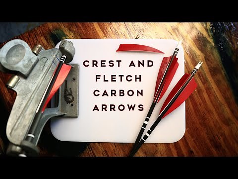 Fletching and Cresting Carbon Arrows