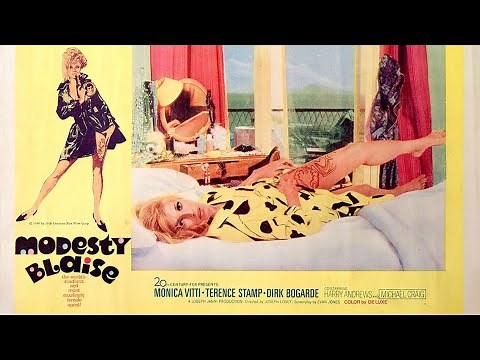 "Modesty Blaise (1966) - Dirk Bogarde in a Classic Spy Adventure | Full Film"
