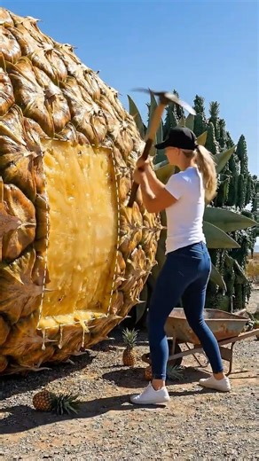 Turning a Giant Pineapple Into a Tiny House 🍍