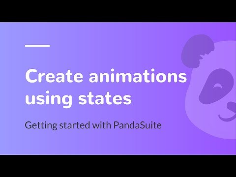 Create Animations using States | Get Started with PandaSuite