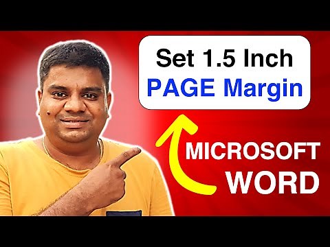 How to put 1.5 Margin in Microsoft Word
