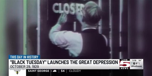 VIDEO: This Day in History: Oct. 29, 1929: Stock market crash sparks Great Depression