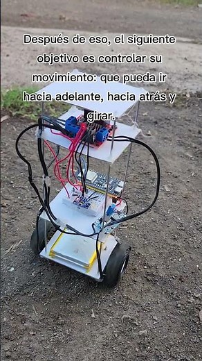 Así va mi robot balancín con ESP32 🔥 #microcontroladores #esp32 #mpu6050 #mecatronica #electronica