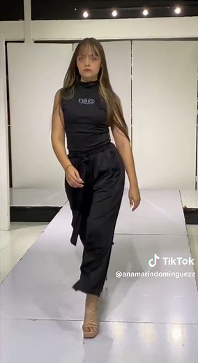 Ana Dominguez Top Model Walks the Runway