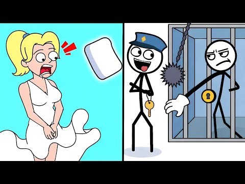 🤣 Thief Puzzle Game 🆚 Save The Girls| Brain Test Life Story | I Escaped Prison Using Only MY BRAIN!.