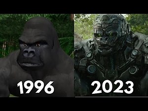 Evolution of Optimus Primal In Transformers MOVIES 1996-2023