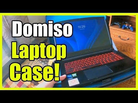 Review of Domiso 15.6 inch Laptop Case for traveling (My MSI Laptop Fits well)
