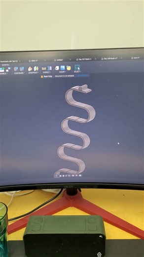 Day 236 This Parametric Spring Changes Size Instantly #3Dprinting #CAD #Design