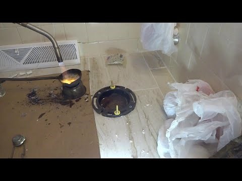 CAST IRON TOILET FLANGE REPLACEMENT