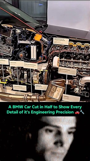 BMW Cut in Half Reveals Hidden Engineering Secrets 🚗🔧 #shorts
