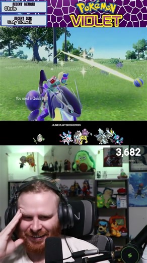 I ACCIDENTALLY ran into a SHINY APPLIN #shinyreaction