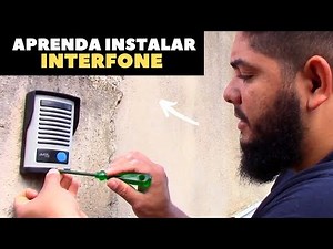 how to install residential intercom, electronic intercom how to install in practice.