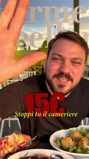 Menu completo 15€: ordina tutte le portate quante vuoi