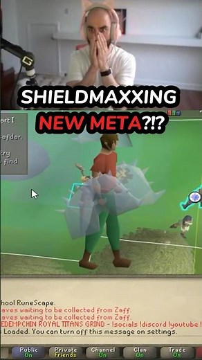 CRYSTAL SHIELD BUFFED?!? 🤯😂 #odablock #osrs #runescape #gaming #oldschoolrunescape #kick
