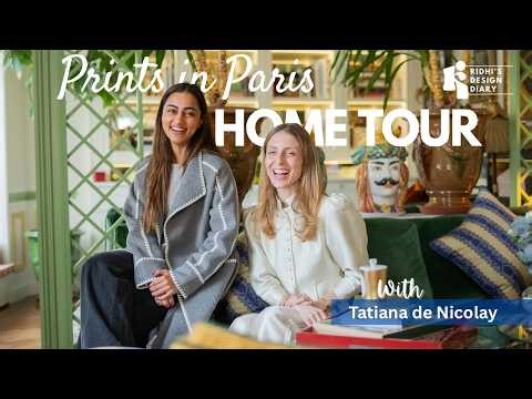 Perfection of Maximalism: Touring Tatiana de Nicolay’s Paris Home