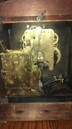 Seth Thomas 4 bell Sonora chime clock #antique #antiqueclock #seththomas #mantleclock