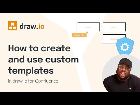 How to create and use custom templates in draw.io for Confluence