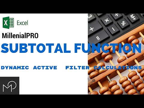 EXCEL SUBTOTAL - Dynamic Range Calculations