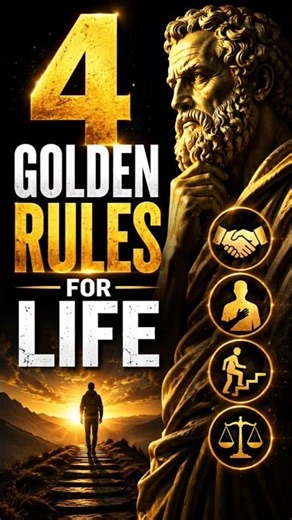 4 Golden Rules For Life Everyone Should Follow | Timeless Life Lessons.#usa #shorts