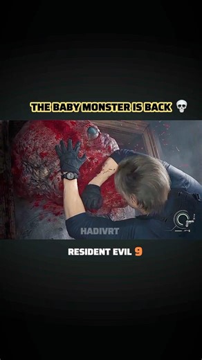 RESIDENT EVIL 9: OFFICIAL GAMEPLAY! 💀🔥 | THE BABY MONSTER IS BACK! #RE9 #Shorts