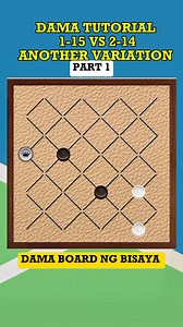 DAMA tutorial 1-15 vs 2-14 Another variation (Vismin board position) #everyoneシ゚ #joanpallandelavega #harddamapuzzle #damadepensa #followersシ゚ #fypviralシ #damatutorial #damaopening #larongdama #draughts | Joan Pallan Dela Vega