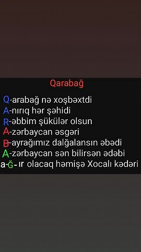 Colorful Name List Display in Vertical Format