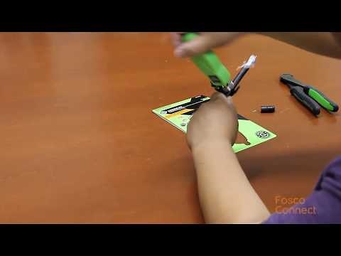 How to do a fiber optic cable ring cut and longitudinal cut?