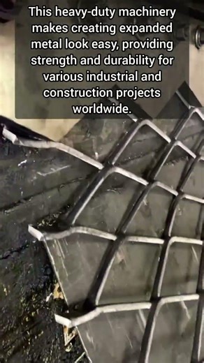 The Amazing Process Of Making Expanded Steel Mesh Sheets