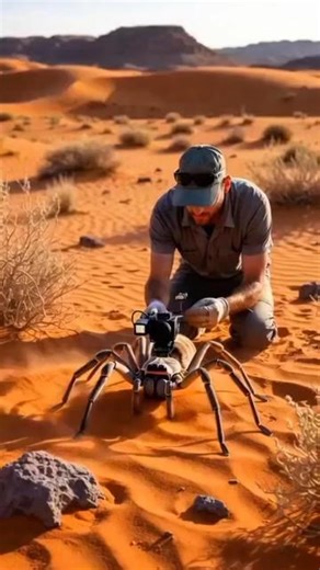 Camel Spider POV Burrowing in Desert Sand | Real Micro Camera Wildlife Footage