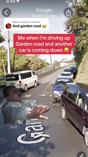 Replying to @keira i ignore google maps when it tells me to drive up this road 😅 #wellington #wellingtonnz #nz #narrowstreet