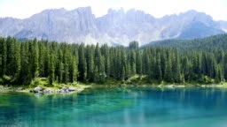 Lake Carezza - Karersee in South Tyrol, Italy