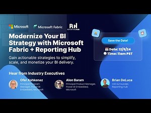 Microsoft Fabric + Reporting Hub Webinar: Modernize Your BI Strategy