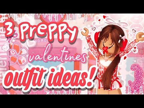 💌3 preppy valentines outfit ideas!! *FEMALE*💗🧸